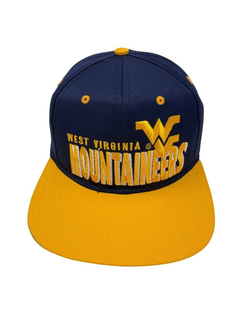 Vintage West Virginia Mountaineers WVU Sports Specialties Snapback Hat 90s NCAA